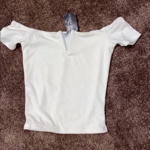 Fashion nova off the shoulder crop top